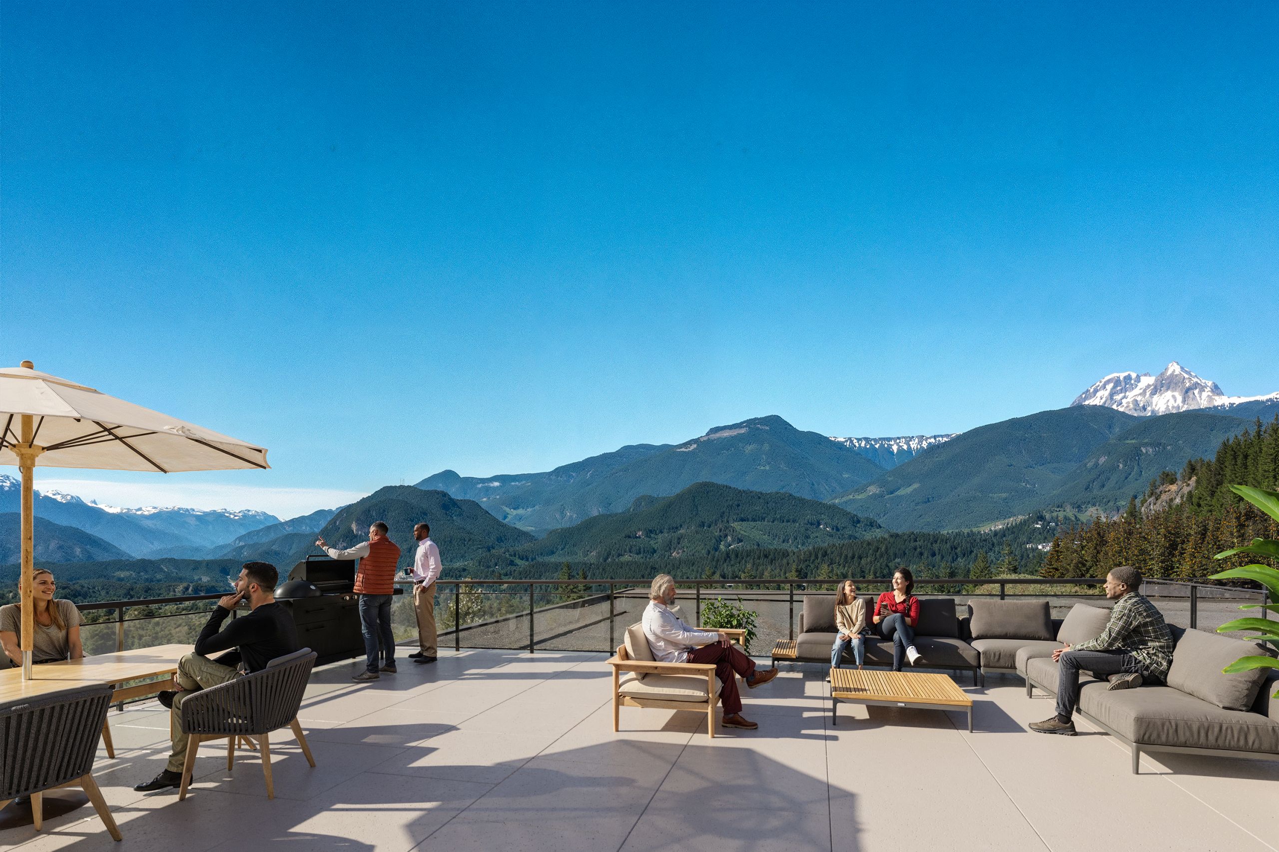 Ossa North Condos Finch Drive Rooftop Patio