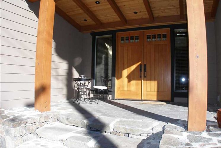 Door Granite Rock Residence Home Builder Squamish granite