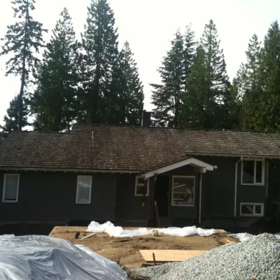 Exterior before atmore Residence home renovation squamish