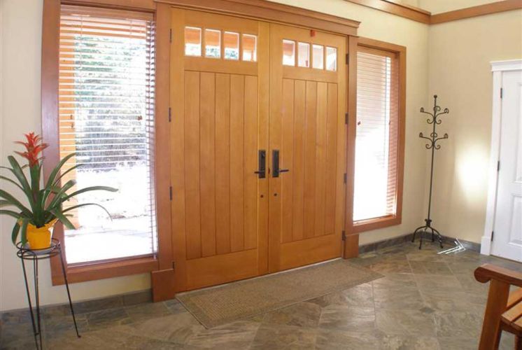 Interior Door Granite Rock Residence Home Builder Squamish granite