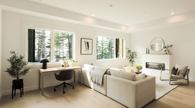 Townhome Showhome Living Room Finch Drive