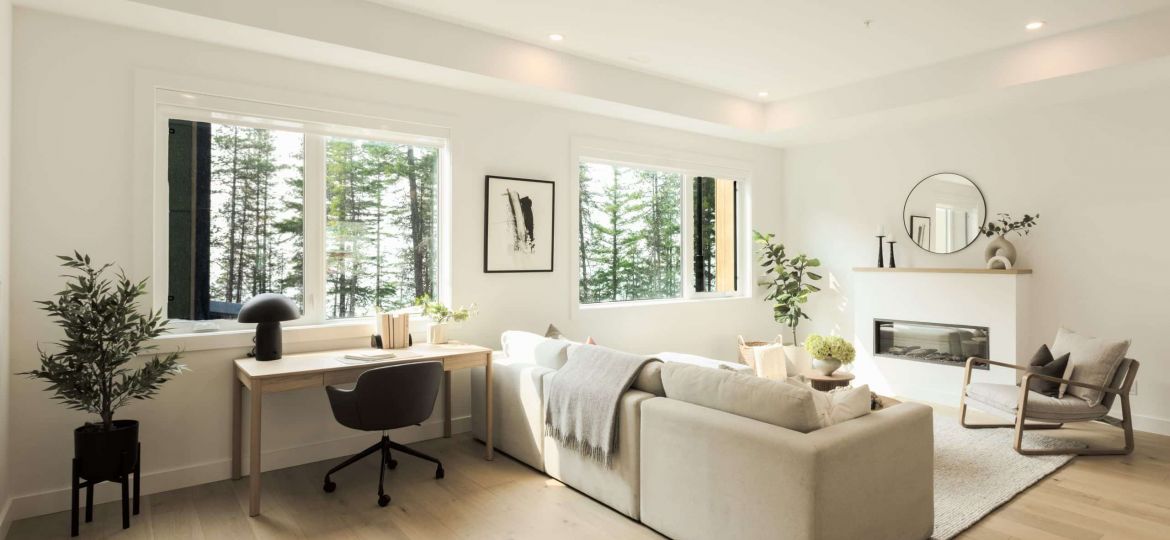 Townhome Showhome Living Room Finch Drive