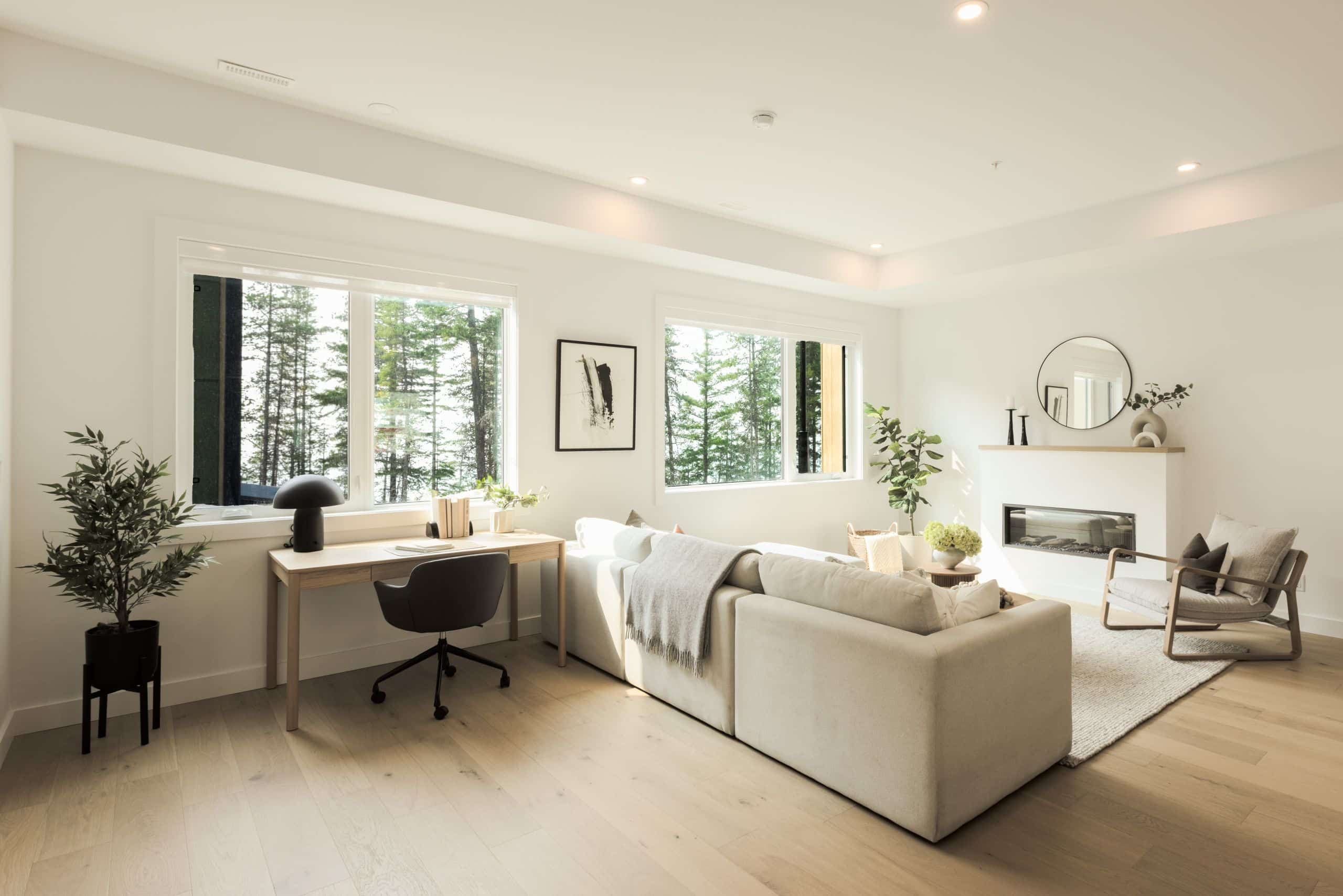 Townhome Showhome Living Room Finch Drive
