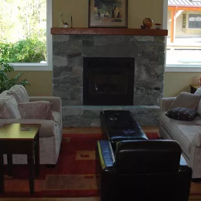 fireplace Smoke Bluff Residence home builders squamish 1